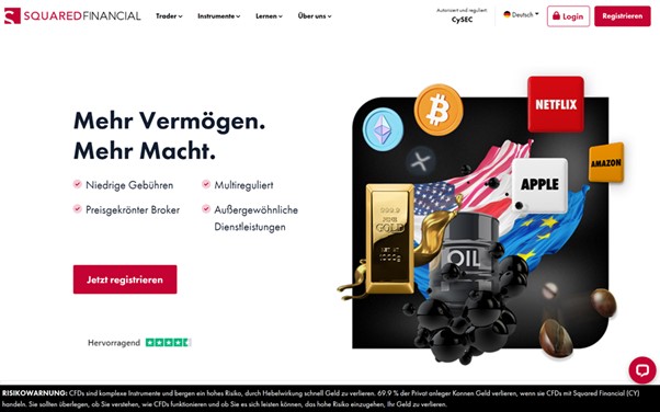 SquaredFinancial Startseite