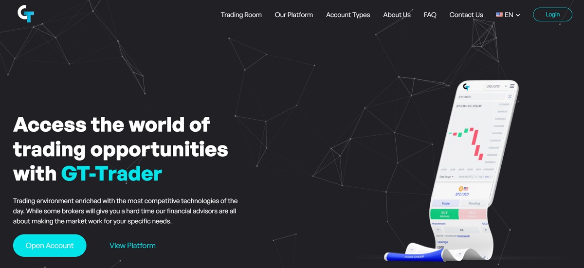 GlobalTrades homepage