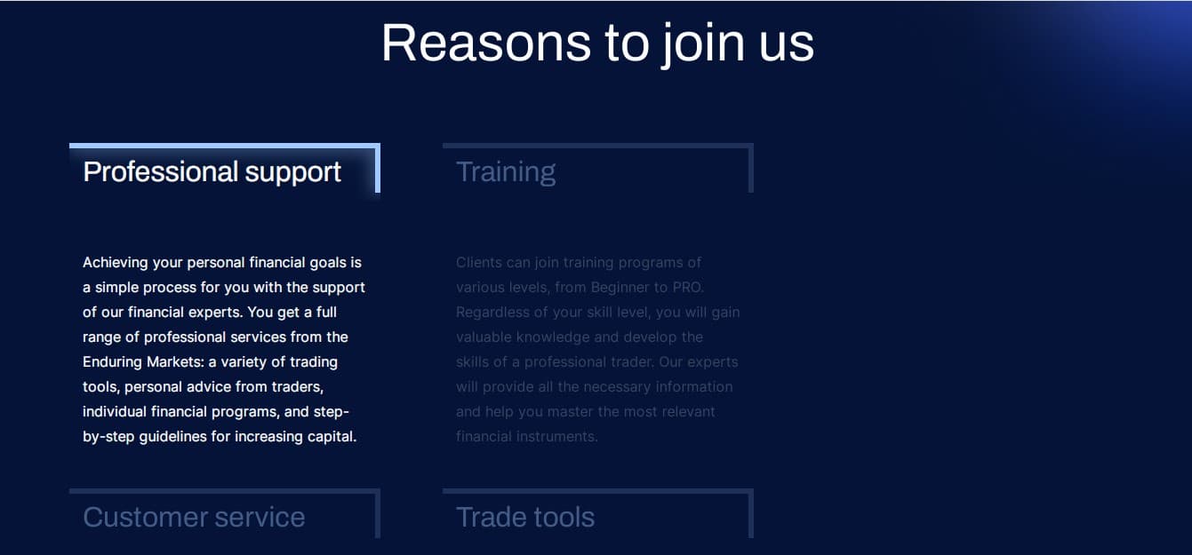 Enduring Markets-advantages
