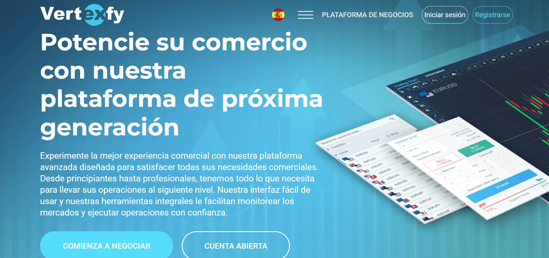 Vertexfy website
