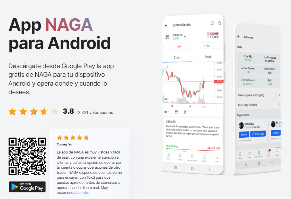 NAGA Android app